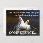 この仕事はあなたには向いていない様子だ ポストカード (正面/裏面)