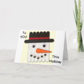 この休暇を通して一年を通して,あなた方を愛しなさい。 シーズンカード (正面)