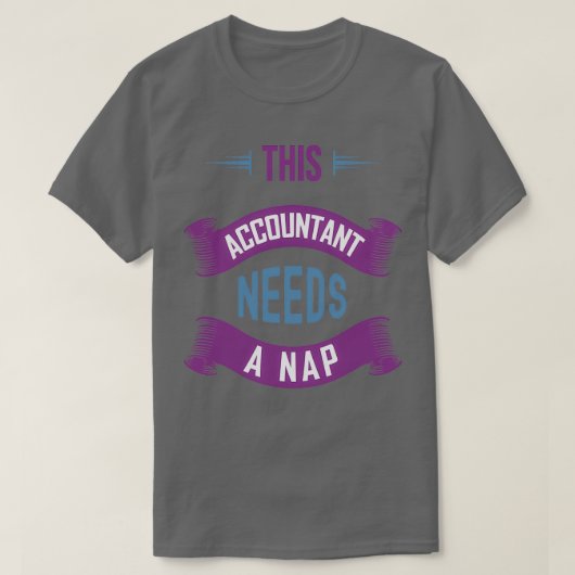 この会計士は昼寝おもしろい会計士2 Tシャツ (デザイン正面)
