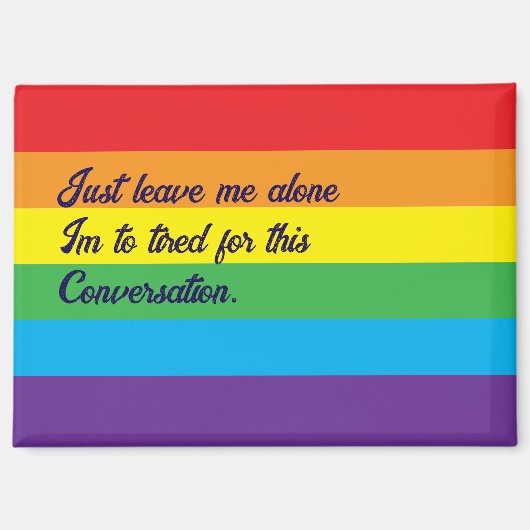 この会話に疲れた マグネット (正面)