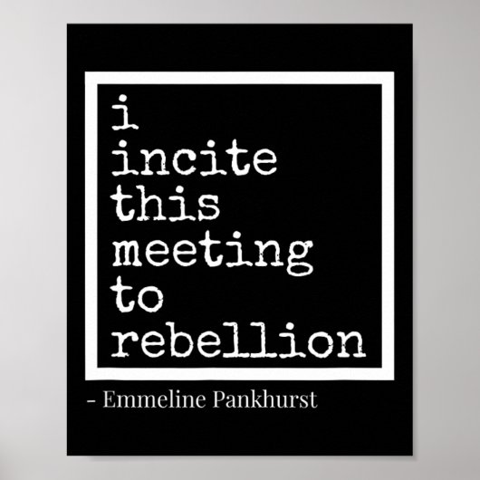 この会議に反逆を呼び起こす ポスター (正面)