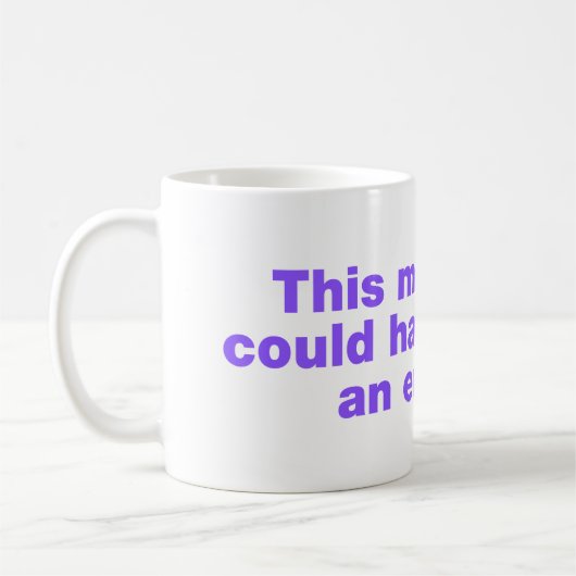 この会議はメールで十分だった コーヒーマグカップ (左)
