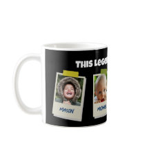 この伝説はじいちゃんのもの 4枚の写真入りカスタムグッズ