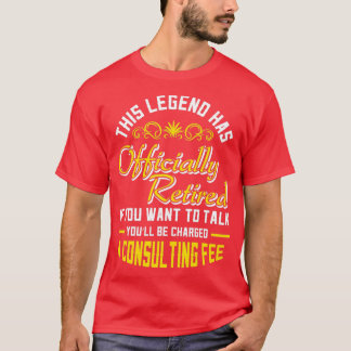 この伝説は公式退職したに Tシャツ