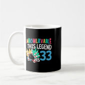 この伝説は33ボーリング33誕生 コーヒーマグカップ (左)