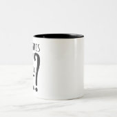 この体は私を太らせるのか？ ツートーンマグカップ (中央)