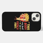 この体はFries Potato Fastfooフランスのに構築された iPhoneケース (裏面横)