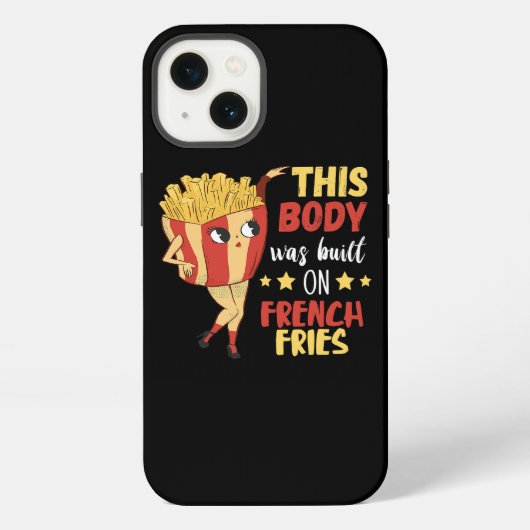 この体はFries Potato Fastfooフランスのに構築された iPhoneケース (裏面)