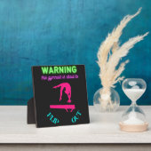 この体操警告選手は急に走り出す フォトプラーク (インサイチュ)