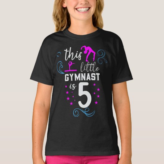 この体操選手は5歳 Tシャツ (正面)