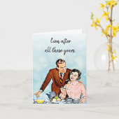 この何年もの記念日の後で カード (黄色い花)