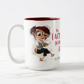 この係数は決してマグカップを終えない ツートーンマグカップ (左)