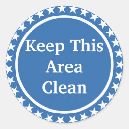 この保エリアはClean Round Stickers ラウンドシール