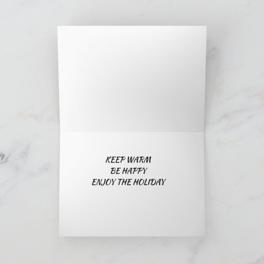 この保休みの季節は「暖かい」 シーズンカード (内部)