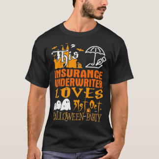この保険の引受人は10月31日のハロウィーを愛する Tシャツ