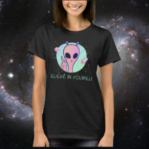 この信じエイリアンのシャツのように Tシャツ