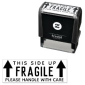 この側は壊れやすい取っ気に手 セルフインキングスタンプ (インサイチュ)