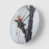 この先のタスクのトレーニング ラウンド壁時計 (傾斜)