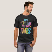 この先生のテスト得日はテスト日 Tシャツ (正面フル)