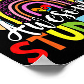 この先生は素晴らし学生に虹彩自閉症Aを持っている ポスター (角)