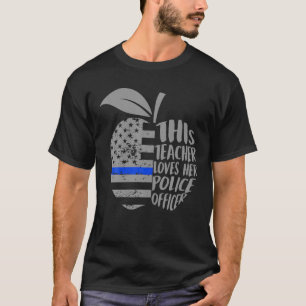 この先生は警察官の法執行を好む Tシャツ