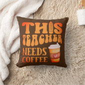 この先生は、コーヒーおもしろい先生コーヒー引用文を必要とする クッション (ブランケット)