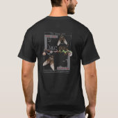 この全体的なはちの巣の倍はTシャツ味方しました Tシャツ (裏面)