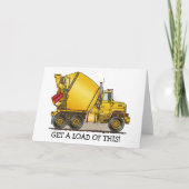 この具体的なトラックのメッセージカードの負荷を得て下さい カード (正面)