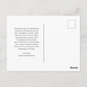 この冒険は写真の卒業を始めたばかりだ ポストカード (裏面)