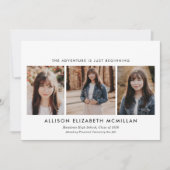 この冒険は写真の卒業を始めたばかりだ 案内状 (正面)