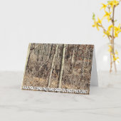 この写真で2匹の鹿を見つけたか? カード (黄色い花)