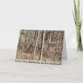 この写真で2匹の鹿を見つけたか? カード (正面)