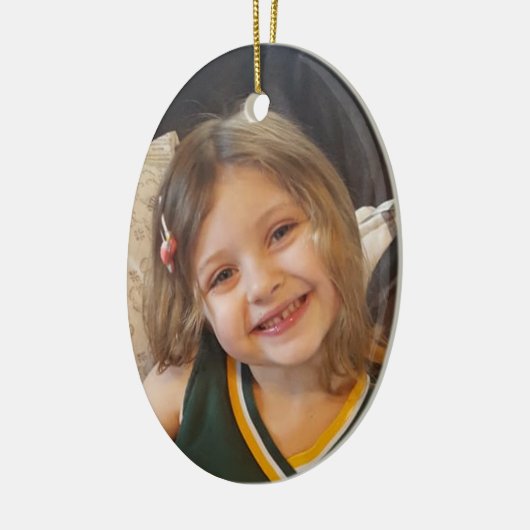 この写真に写真を追加パーソナライズされた セラミックオーナメント (左)