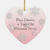 この写真に写真を追加パーソナライズされた セラミックオーナメント (裏面)