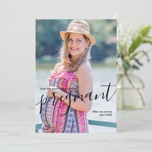 この写真は妊娠を見せているか 案内状 (スタンド正面)