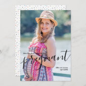 この写真は妊娠を見せているか 案内状 (正面/裏面)