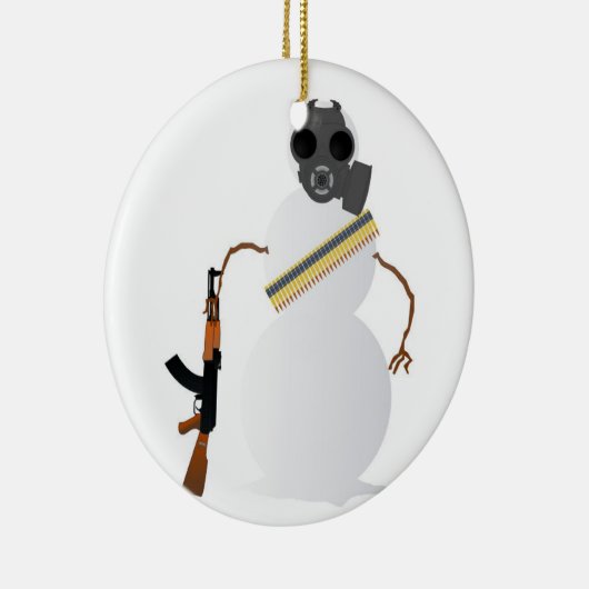 この冬は核であることを行っています! セラミックオーナメント (右)