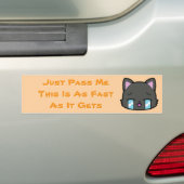 この分だけ早く渡せ バンパーステッカー (車上)