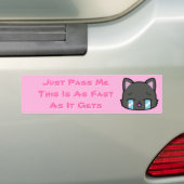 この分だけ早く渡せ バンパーステッカー (車上)