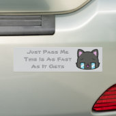 この分だけ早く渡せ バンパーステッカー (車上)