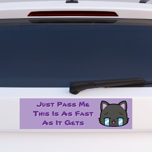 この分だけ早く渡せ バンパーステッカー