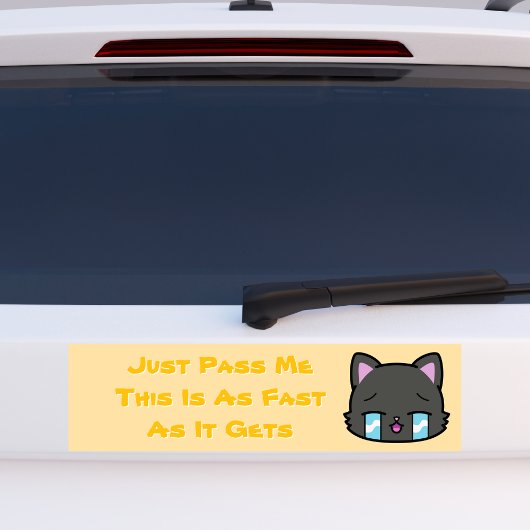 この分だけ早く渡せ バンパーステッカー