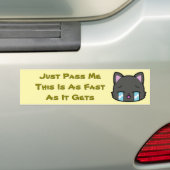 この分だけ早く渡せ バンパーステッカー (車上)