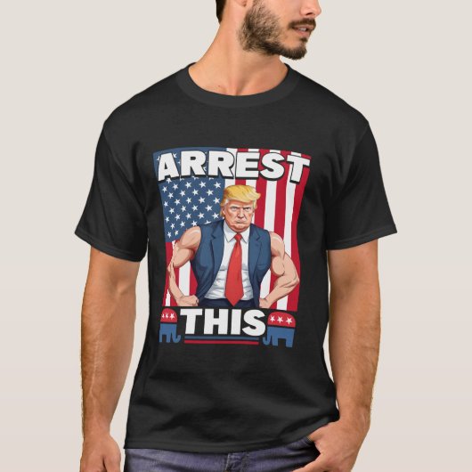 この切り札Tシャツを逮捕する Tシャツ (正面)