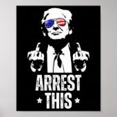 この切り株の指プロの切り株を逮捕する ポスター (正面)