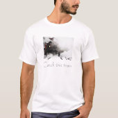 この列車に間に合って下さい Tシャツ (正面)