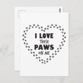 この前足が好きだ ポストカード (正面/裏面)