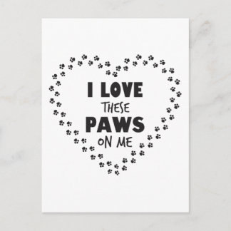 この前足が好きだ ポストカード