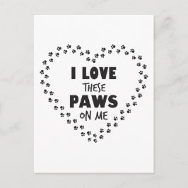 この前足が好きだ ポストカード