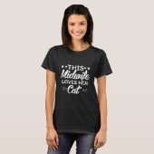 この助産師は猫を愛している | Midwids Doulas Gift Tシャツ (正面フル)